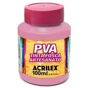 Tinta Fosca p/ Artesanato Rosa Antigo 100ml – Acrilex