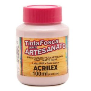 Tinta Fosca p/ Artesanato Rosa Bebe 100ml – Acrilex