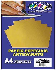 PAPEL METALIZADO COLORIDO A4 C/10 FLS