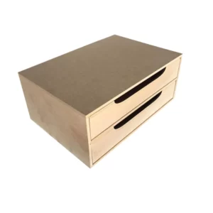 ORGANIZADOR 2 GAVETAS MDF