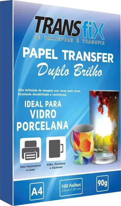 TF A4 PAPEL TRANSFER DUPLO BRILHO 90G 100F