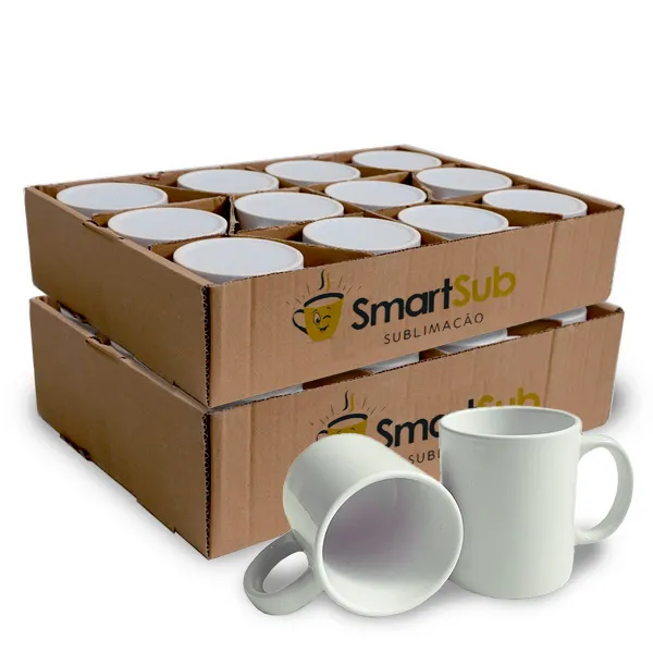 CAIXA DE CANECA BRANCA SMART SUB 325ML - 36UND A VISTA