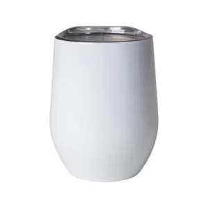 COPO TERMICO DE INOX BRANCO COM TAMPA
