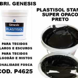 PLASTISOL STAMP SUPER OPACO PRETO GL5