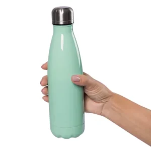 GARRAFA TERMICA INOX VERDE MENTA 450ML METALNOX