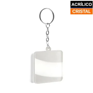 CHAVEIRO ACRILICO - QUADRADO (5X5CM)