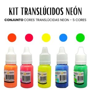 PIG TRANSL NEON CONJ. 5 CORES-10G