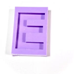 R168 MOLDE DE SILICONE LETRA E  RESINA DECORAR