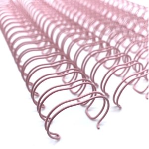 WIRE-O P/ ENCADERNACAO 1'' 50PC ROSA CLARO