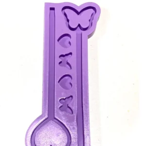 R555 MOLDE DE SILICONE CANETA GRANDE BORBOLETA CORACAO RESINA DECORAR