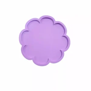 R198 MOLDE DE SILICONE PLACA PORTA COPOS RESINA DECORAR