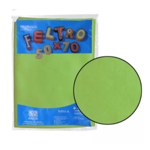 FELTRO TECIDO VERDE LIMÃO
