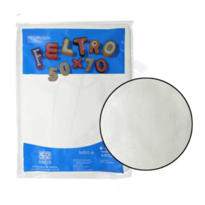 FELTRO TECIDO BRANCO