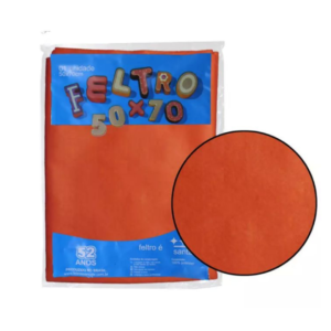 FELTRO TECIDO LARANJA