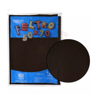 FELTRO TECIDO PRETO