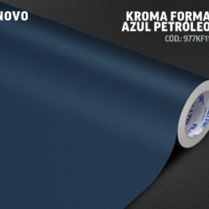 ADESIVO DECOR KROMA FORMA AZUL PETROLEO 0,14X1,22X25