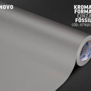 ADESIVO DECOR KROMA FORMA CINZA FOSSIL 0,14X1,22X25