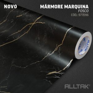 ADESIVO DECOR MARMORE MARQUINA FOSCO 0,16X1,22X25