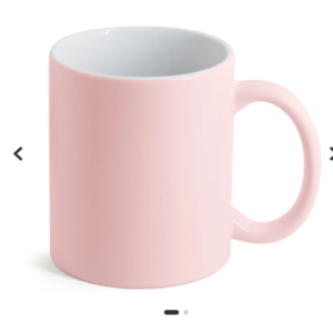 Caneca para Sublimação Candy Rosa Bebê Fosca - 310ml