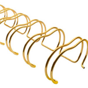 WIRE-O P/ ENCADERNACAO 1'' 50PC DOURADO