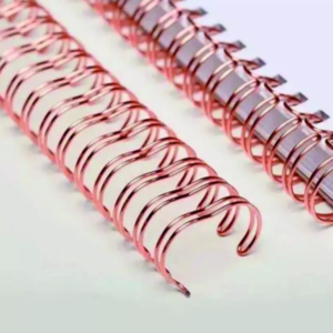 WIRE-O P/ ENCADERNACAO 7/8 50PC ROSE GOLD
