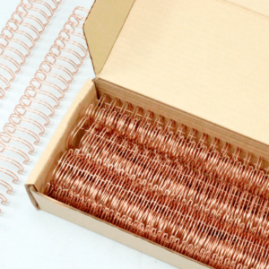 WIRE-O P/ ENCADERNACAO 3/4 50PC ROSE GOLD
