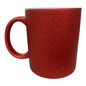 Caneca Glitter Vermelho